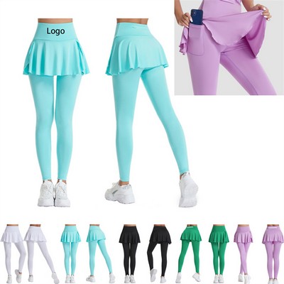 Pleated Athletic Tennis Skirt