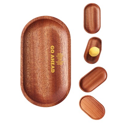 Oval Wooden Serving Tray