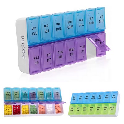 7-Day Pill Organizer With Braille