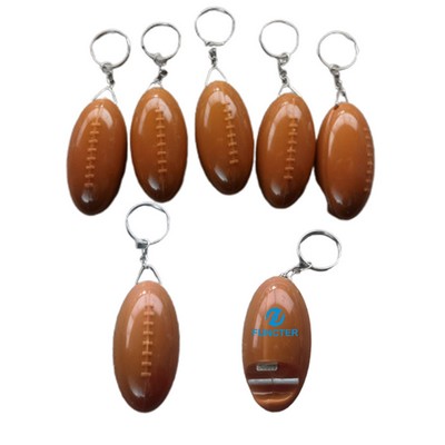 Football Oval Rugby Bottle Opener Keychain