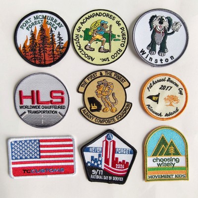 Custom Woven Logo Patch – Uniform & Hat Label