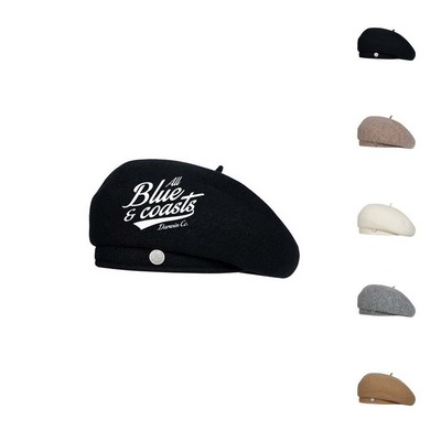 Soft Wool Blend French Beret Hat