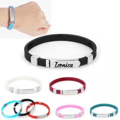 Anti Static Magnetic Silicone Bracelet