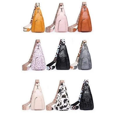 Stylish Custom Vegan Leather Sling Bag