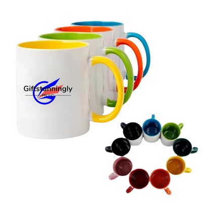 10oz General Full Color Inner Color Coffee Mugs