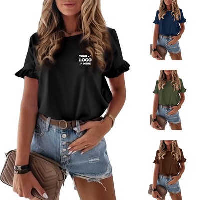 Women's Short-Sleeved Casual T-shirt