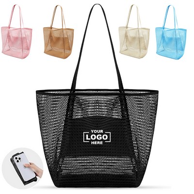 Woven Straw Beach Tote Bags For Women - By Sea