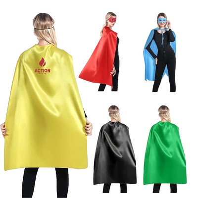 Adult Hero Cape&Eye Mask
