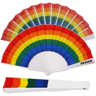 Plastic Cool Rainbow Fan