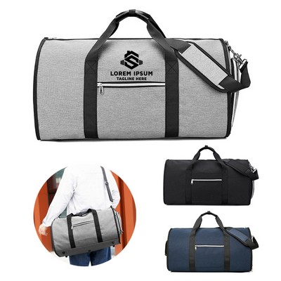 Portable folding suit travel bag