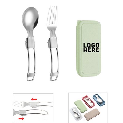 2pcs Spoon Fork Set