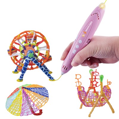 USB Rechargeable Wireless 3D Printing Pen for Kids