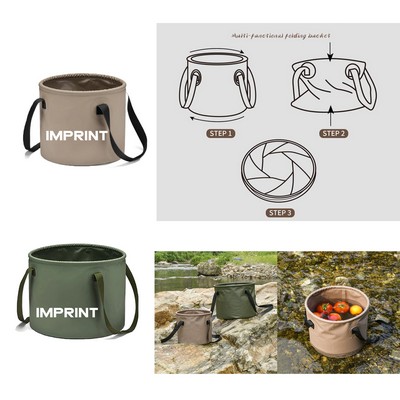 Outdoor PVC Folding Camping Bucket
