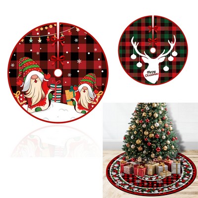 Customized 48" Christmas Tree Skirt Tree Mat Perfect Holiday Decoration Gift
