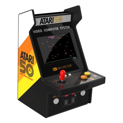 My Arcade Atari Micro Player Pro 6.8" Portable Retro Arcade W/ 100 Games