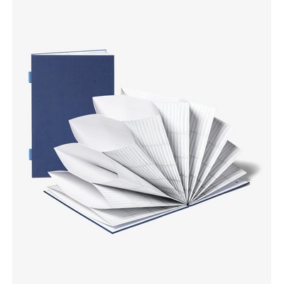 Savor Fan Folio Document Organizer - Something Blue Exterior, Neutral Interior