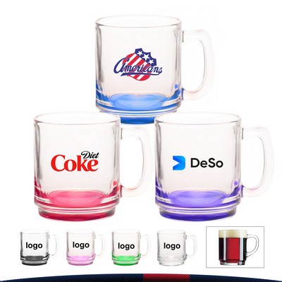 9 oz. Translucent Glass Coffee Mugs