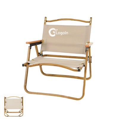Folding Kemet Beach Chair with High Back Outdoor