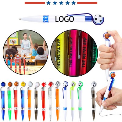 Ballpoint Pens Retractable Soccer Stationery Favors