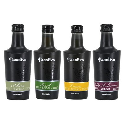 Soltera Extra Virgin Olive Oil, Basil Olive Oil, Lemon Olive Oil & Fig Balsamic 200mL