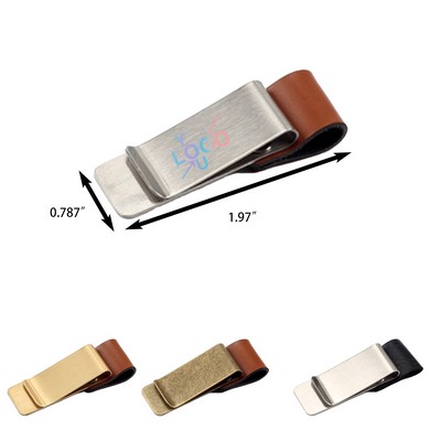 Metal Leather Journal and Cash Holder