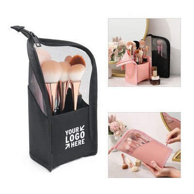 Capacity PVC Travel Makeup Organizer/Brush Bag