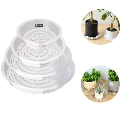 Clear Plant Saucers Indoor Outdoor Flower Pot Trays