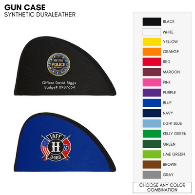 Leather Gun Case With Your Logo Embroidered