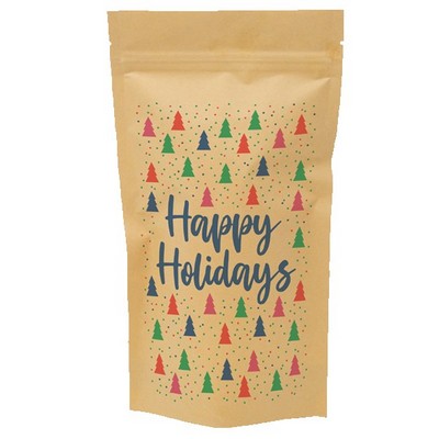 Bold Christmas Trees Predesigned Kraft Barrier Pouch (6"W x 11"H x 3"D)