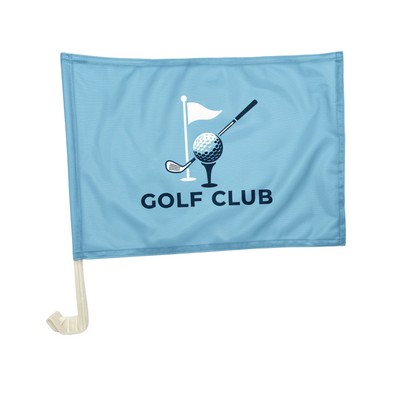 Car Flag 12x18" with Pole - Mobile Marketing