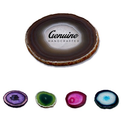 Natural Agate Slice Coaster