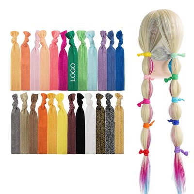 Elastic Knotted Hair Tie Bands