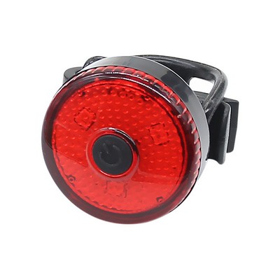 Circle Rechargeable Plastic LED Bike Light