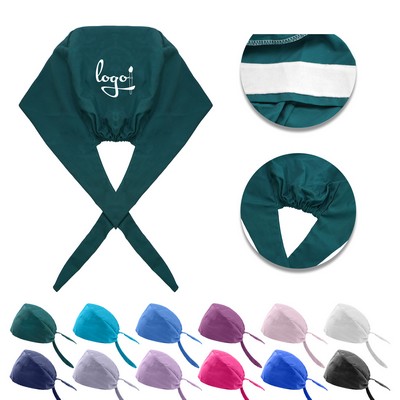 Medical Doctor Hat Breathable Unisex Nurse Scrub Cap