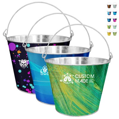 Full Color 170OZ Metal Beer Ice Bucket