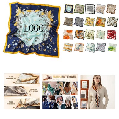 Custom Mulberry Silk Brand Scarves