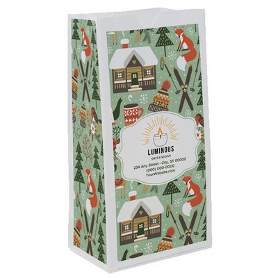 Christmas Scatter Design 4 SOS Paper Bag (5" x 9.75" x 3.125")