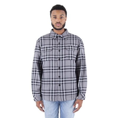 Shaka Wear Men's Plaid Flannel Jacket