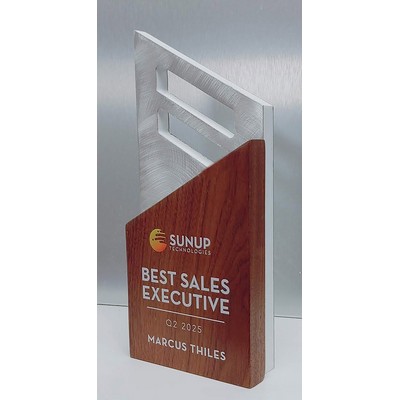 Medium Geo Slant Proper Award