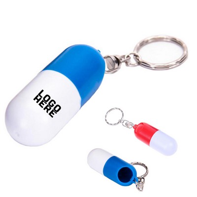Mini Pill Boxes w/Keychain