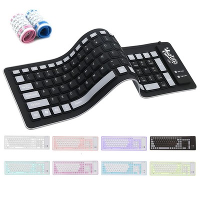 Portable Silicone Computer Keyboard