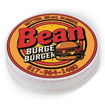 6" Full Color Outdoor Vinyl Stickers - Circle