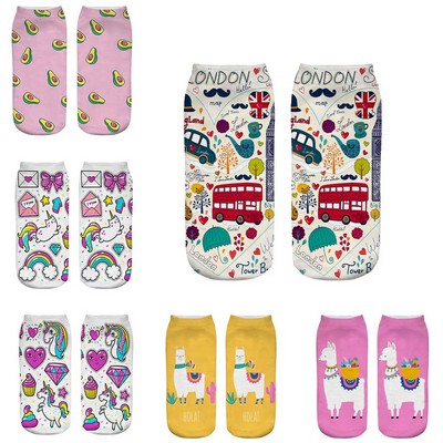 Sublimation Ankle Unisex Socks