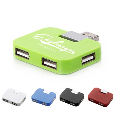 High Speed Foldable 4 Ports Usb Hub