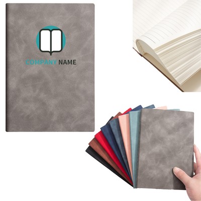 A5 Sheepskin-Like Soft Leather Notebook