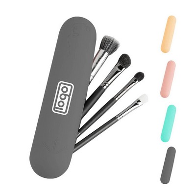 Waterproof Silicone Makeup Brush Storage Bag