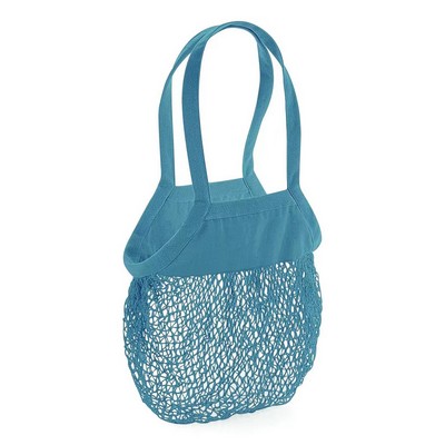 Premium Mesh Grocery Bags, Reusable Produce Bags, Long Handle Net Tote Bags, 100% Cotton String Bags