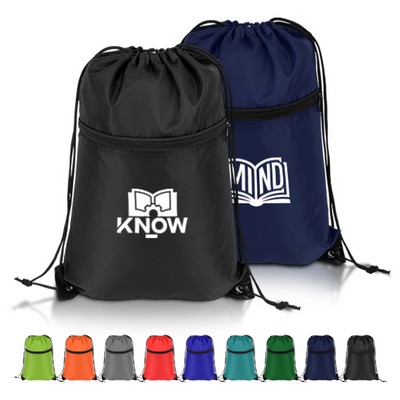Multi-Pocket Sports Cinch Backpack