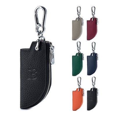 Cowhide Waist Hanging Car Key Case