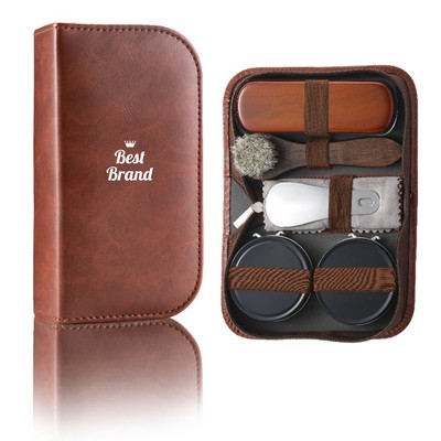 7 - Piece Leather Shoe Care Kit